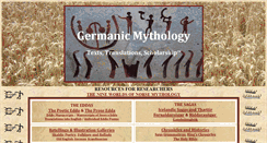 Desktop Screenshot of germanicmythology.com